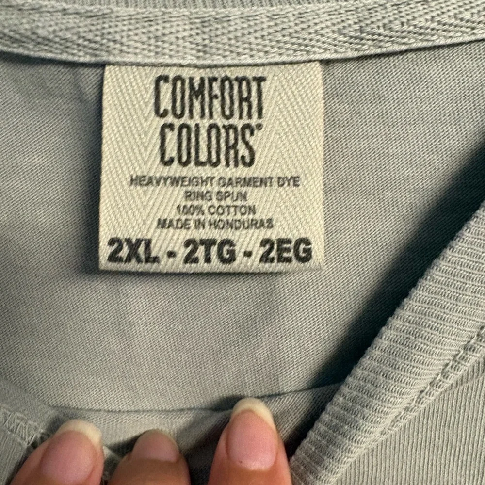 Disney Castle Minnie Ears Sage Green T-Shirt Size 2XL Comfort Colors H18 - Picture 3 of 4